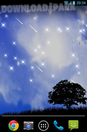 meteorshower live wallpaper