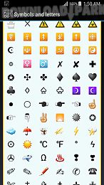 Symbols And Cool Letters Android App Free Download In Apk