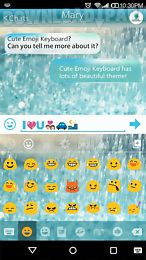 glass rainy emoji keyboard art