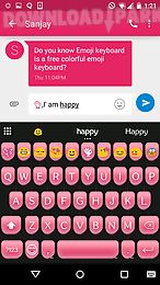 pink type writer keyboard skin