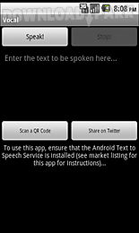 vocal - free text to speech