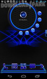blue krome theme and icons