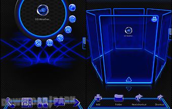 Blue krome theme and icons
