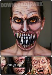 crazy evil snapchat makeup