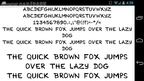 fonts for flipfont 50 hand