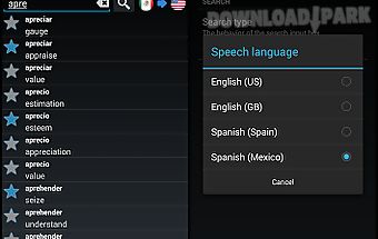 Offline spanish english dict.