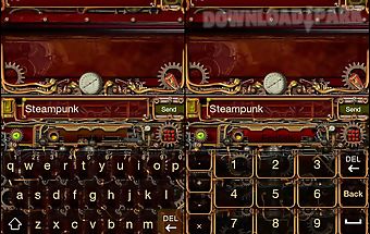 Steampunk go keyboard theme