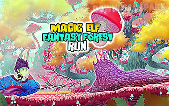 Magic elf fantasy forest run