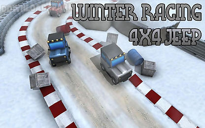 winter racing: 4x4 jeep