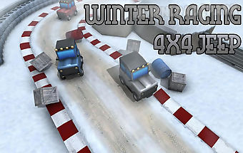 Winter racing: 4x4 jeep