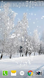 winter snow by live wallpaper hongkong