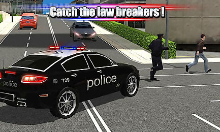 crime town police car driver