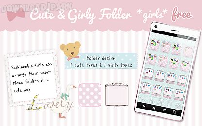 cute&girly folder *girls* free