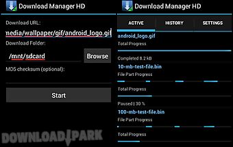 Download manager hd