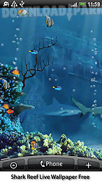 shark reef live wallpaper free