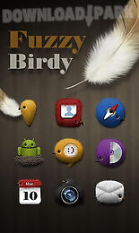 fuzzy birdy go launcher theme