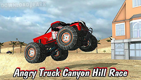 angry truck canyon hill race