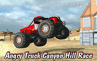 Angry truck canyon hill race