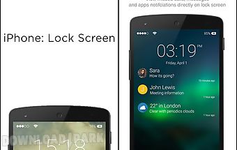 Iphone: lock screen