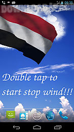 3d yemen flag live wallpaper