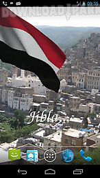 3d yemen flag live wallpaper