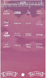 cute theme-pink clouds-