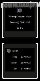 lunar phase for smartwatch