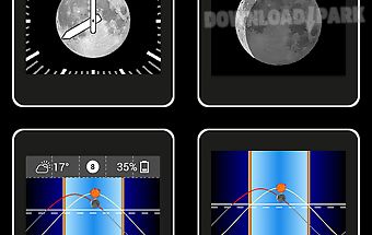 Lunar phase for smartwatch
