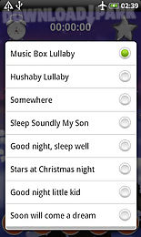 baby sleep lullaby music box