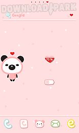 pink love dodol launcher theme