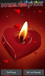 valentines day: candles