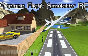 Airplane flight simulator rc