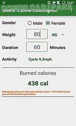 burned calories calculator