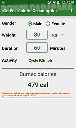 burned calories calculator