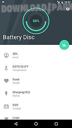 beautiful battery disc widget