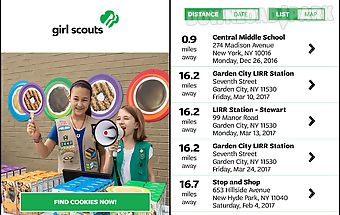 Girl scout cookie finder