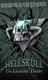hell skull go launcher theme