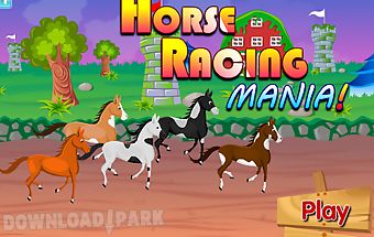 Horse racing mania - girl game