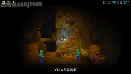 Zombiemine Minecraft Wallpaper Android Anwendung Kostenlose