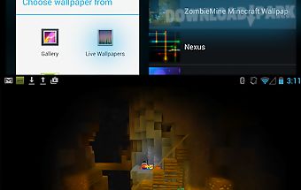 Zombiemine minecraft wallpaper