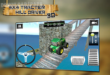 4x4 tractor hill driver 3d