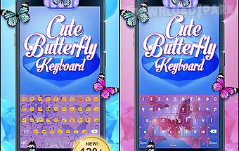 Cute butterfly keyboard