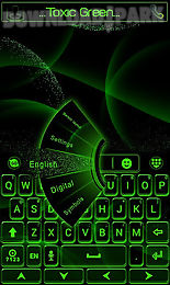toxic green go keyboard theme