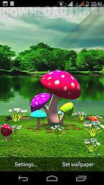 3d mushroom live wallpaper new