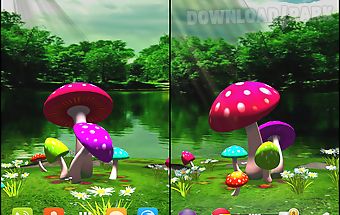 3d mushroom live wallpaper new