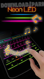 neon led go keyboard theme