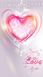 romantic hearts live wallpaper