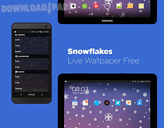 snowflakes live wallpaper free