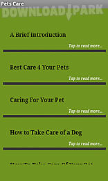 pets and pets care 