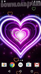 neon hearts